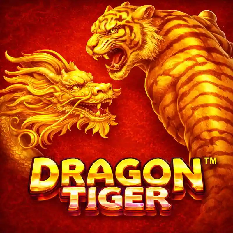 The Dragon Tiger casino game interface on luckybet
